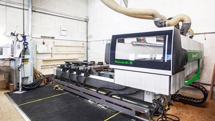 Produktion der THOKIE Wohnraumkabinen Maschine